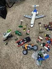 LEGO City Passenger Plane 3181 Cars UFO Misc. -Missing Pieces