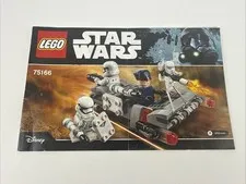 Lego Star Wars 75166 Instructions Booklet Only 