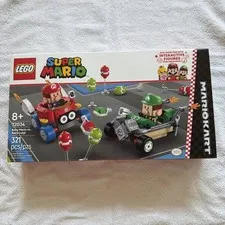 LEGO Super Mario Kart Baby Mario Vs Baby Luigi  72034  Building Toy Set New