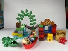 LEGO Duplo Jake & Neverland Pirates Peter Pan’s Visit 10526 No Blanket Disney Jr