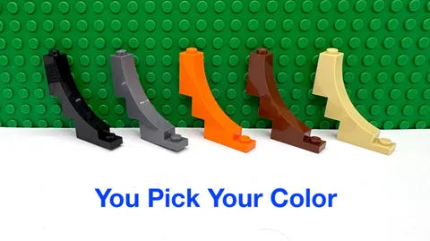 LEGO 1x5x4 Inverted Half Arch Castle "You Pick Your Color and Qty" NEW