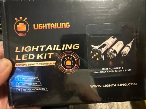 Lightailing LED Light Kit for LEGO 21309 92176 NASA Apollo SaturnV New Sealed 1