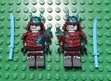 Lego Ninjago njo0518 Blizzard Warrior X2 / Samurai Minifigure  70671 70676 70684