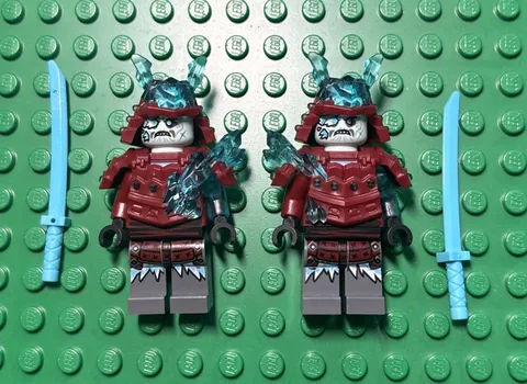 Lego Ninjago njo0518 Blizzard Warrior X2 / Samurai Minifigure  70671 70676 70684