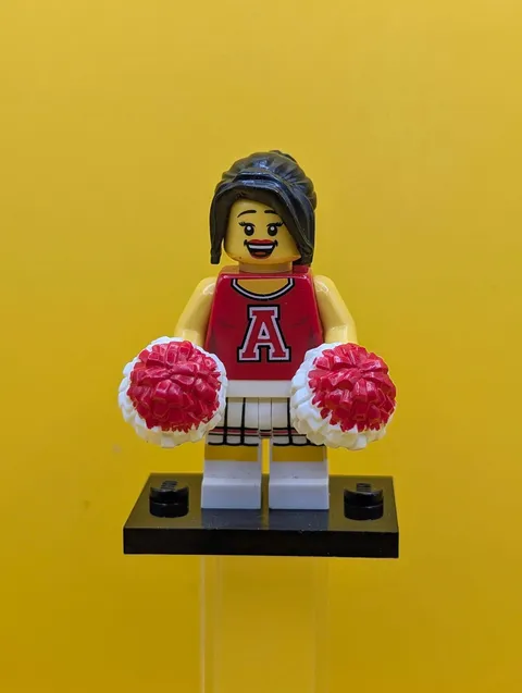 Red Cheerleader,l col08-13 Series 8 (Complete Set with Stand and Accessories) Cm