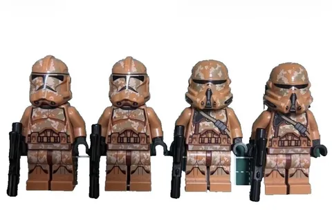 LEGO Star Wars The Clone Wars Geonosis Clone Trooper Minifigures Set of 4