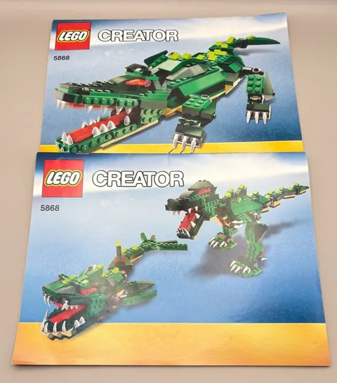 Lego Creator 5868 Instruction Manual Books Set of 2 ONLY