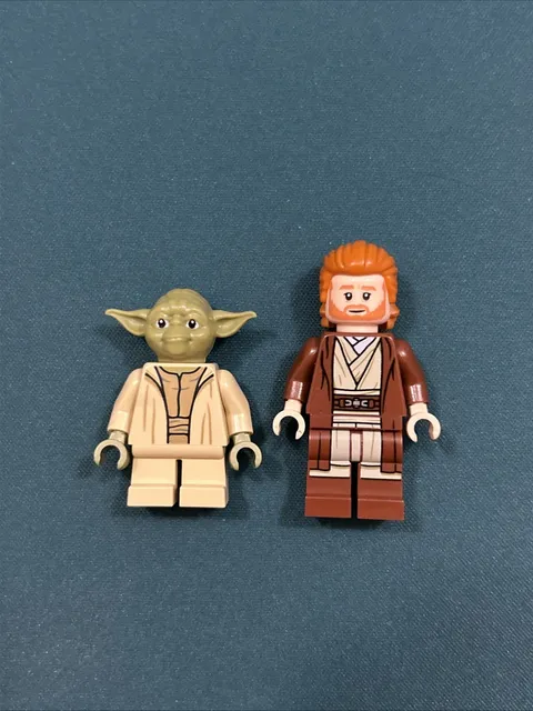 Lego Obi Wan and Yoda Episode Attack Of The Clones 2 Minifigure Lot Brand New