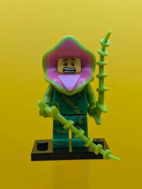 Plant Monster col14-5 Series 14 CMF Minifigure Lego (complete with stand and acc