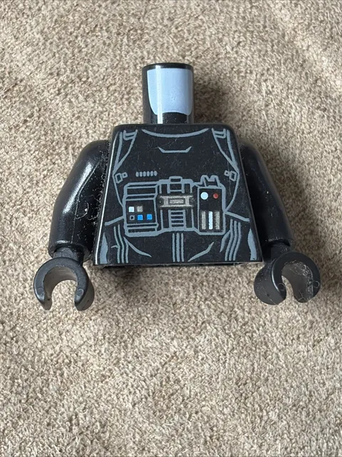 LEGO Star Wars Minifigure Black Torso First Order TIE Fighter Pilot