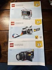 Lego Creator 3 In 1 Retro Camera 31147 Instruction Manuals Only