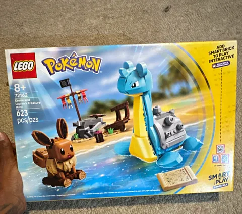 LEGO Pokémon Eevee & Lapras's Treasure Hunt 72162 623pcs 8+ Smart Play