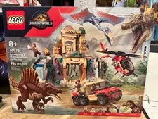 LEGO 76976 Jurassic World Spinosaurus & Quetzalcoatlus Mission FACTORY SEALED