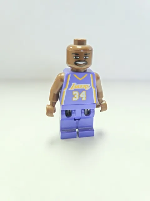 LEGO NBA (3433) Shaquille O'Neal Shaq Minifigure Los Angeles Lakers nba034