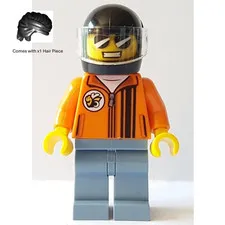 LEGO Speed Champions Dodge Challenger Driver Minifigure sc091 Helmet New