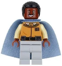 LEGO® Minifigure Star Wars sw0818 Lando Calrissian General Insignia (Light Bluis