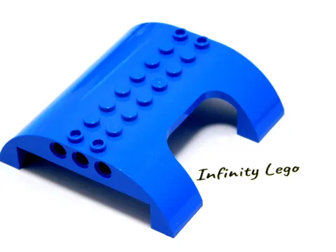 LEGO Blue Slope 8 x 8 x 5 Curved Roof Passenger Plane Terminal (54096 60104)  x1