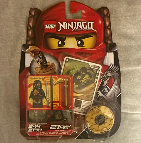 LEGO NINJAGO Spinners Cole DX 2170 Spinner Set 21 pcs Blister Pack