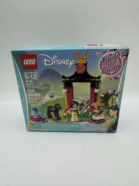 Lego Disney 41151 Mulan's Training Day Set Retired Build and Swap 104 pcs Set 