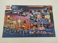 Rare Advertising Flyer Promotional Sheet LEGO Star Wars 9516 9515 9500 9499 9525 2012