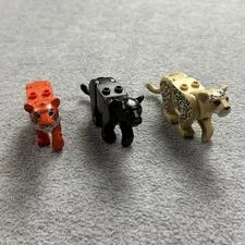 LEGO Animal Lot Leopard Black Panther Tiger Big Cats 