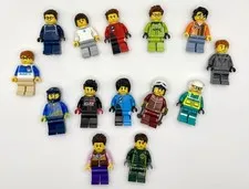 LEGO Large Minifigure Lot, City People inv.641