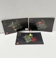 LEGO Icons Succulents 10309: Replacement Instruction Books 1, 2, 3