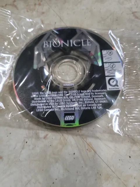 LEGO BIONICLE promotional CD-ROM from 2003 New Sealed