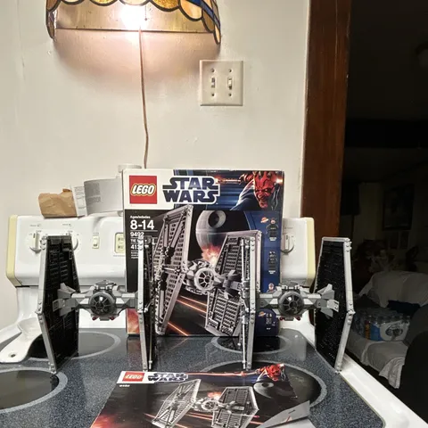 2 LEGO Star Wars 9492 TIE Fighter Complete Set 413 pcs Age 8-14 Vintage