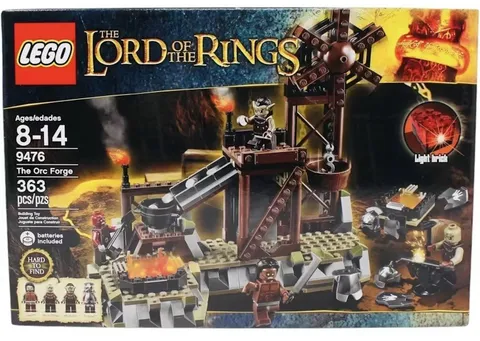 LEGO 9476 The Lord Of The Rings THE ORC FORGE 363 Pcs 2012 New And Sealed MISB