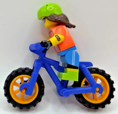 LEGO (71025) CMF Series 19 Mountain Biker Minifigure col19-16 Complete New Bike