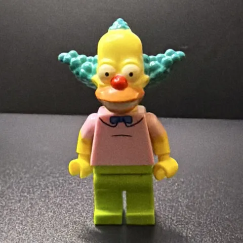 LEGO Simpsons Krusty the Clown Minifigure Series 1 71005 Genuine Used Figure