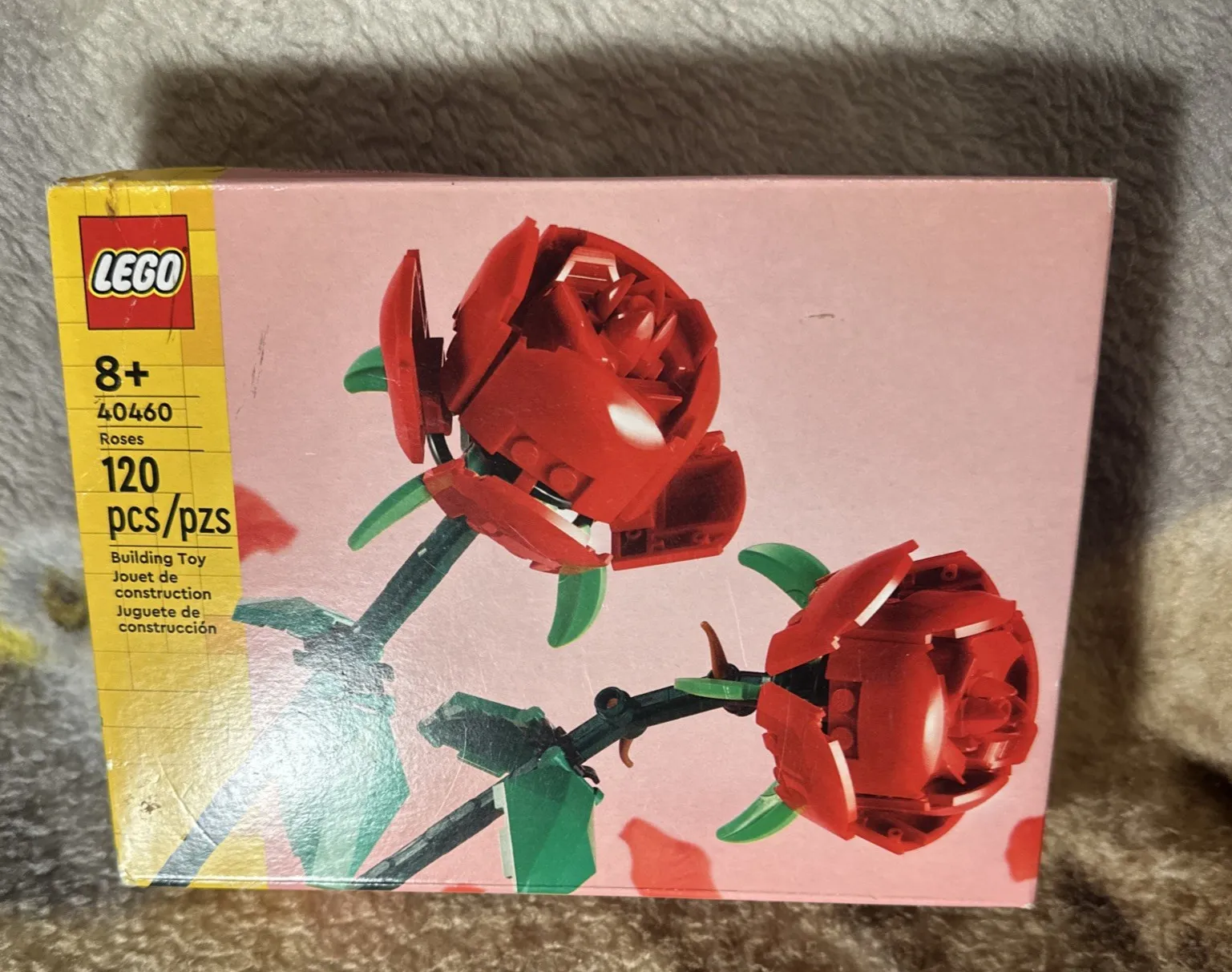 40460 ROSES 2 rose Valentine's Day flowers valentines lego legos set kit