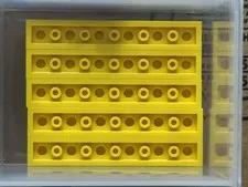 LEGO Parts - Yellow Plate 1 x 6 - No 3666 - QTY 5