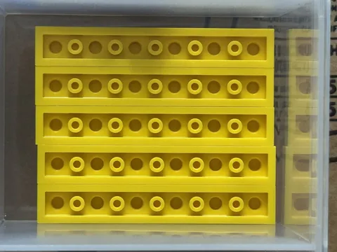 LEGO Parts - Yellow Plate 1 x 6 - No 3666 - QTY 5