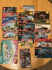 Lot Of 24 Lego Speed, Friends, City, Marvel, DC, Creator Instruction Manuals
