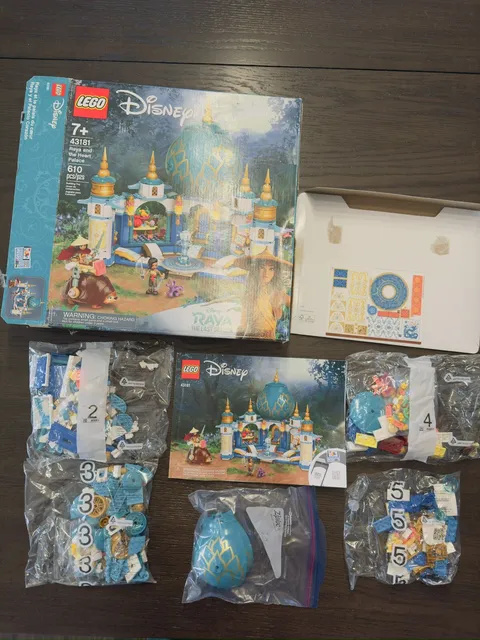LEGO Disney Princess: Raya and the Heart Palace (43181) Missing Bag #1