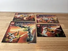 LEGO Mars Mission Instruction Manual Lot Only (7694, 7648, 7693, 7695)