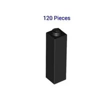Lot of 120 Lego Black BRICK 1X1X3 6065496 Bulk 