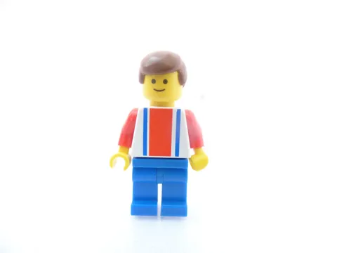 Soccer Player Red, White, and blue #10 LEGO Minifigure 3409