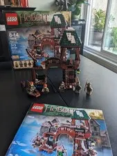 LEGO The Hobbit: Attack on Lake-Town (79016) - 99% Complete, Box, and Manual