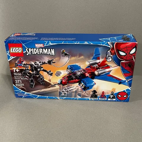 LEGO Superheroes Marvel 76150 Spiderjet Vs Venom Mech Spider-Noir Spiderman New