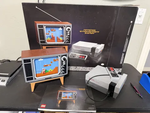 RETIRED - LEGO Nintendo Entertainment System, NES, #71374, 100% w/ box, manuals