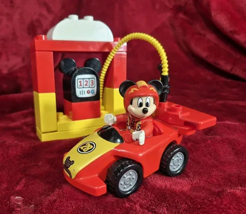 Lego Disney Duplo 10843 Mickey Mouse Roadster Racer Race Car Complete No Box