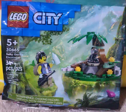  New 2024 Lego City 30665 Baby Gorilla Encounter Polybag Set