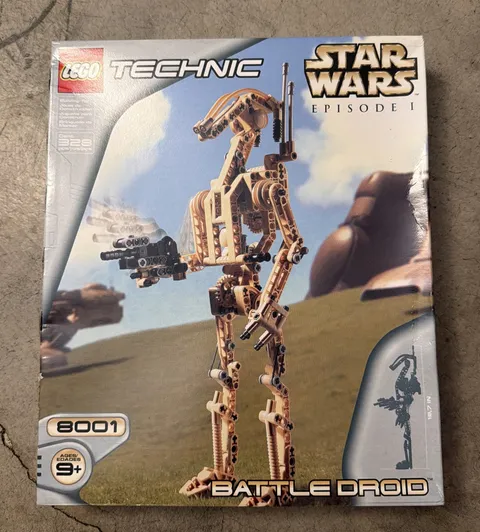 Vintage Lego Technic Star Wars 8001 Battle Droid NEW SEALED IN BOX!!