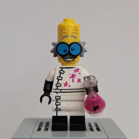 LEGO Collectible Series 14 - Monster Scientist Minifigure col213 - No Stand