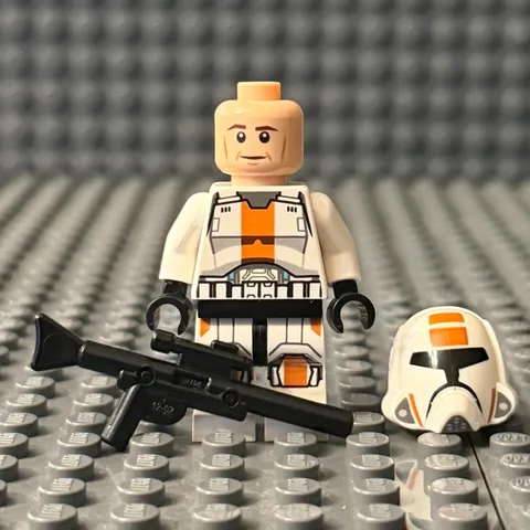 LEGO Star Wars Republic Trooper Minifigure sw0444 (Set 75001) NM w/ Weapon