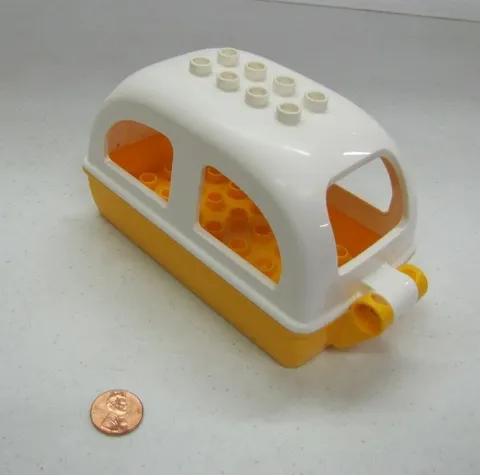 Lego Duplo CAMPER BOTTOM & TOP PIECES for #10602 Camping Vehicle RV Replacement