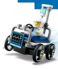 NEW LEGO City Hospital Bed Race Car Loose Set